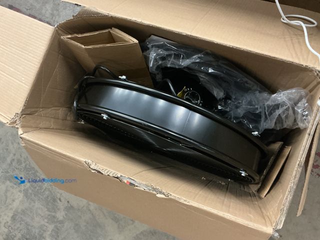 Lot 49-5554213 - Commercial Electric 20 in. Oscillating Pedestal Fan with Adjustable Height in Black Model # SFSD1-50...