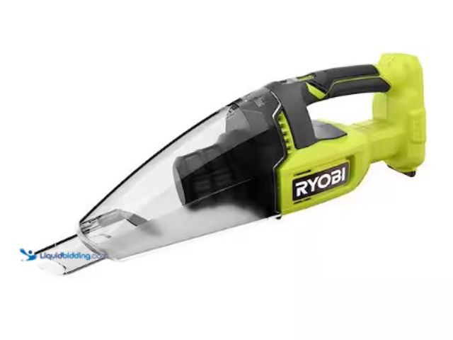 Lot 49-3631009 - RYOBI ONE+ 18V Cordless Multi-Surface Handheld Vacuum (Tool Only), Model # PCL705B, Used, Scuffs/scr...