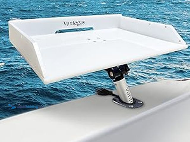 Lot 49-3514659 - Boat Cutting Board Bait Table Filet Board For Fish Cleaning Station White Fishing Fillet Table, In S...