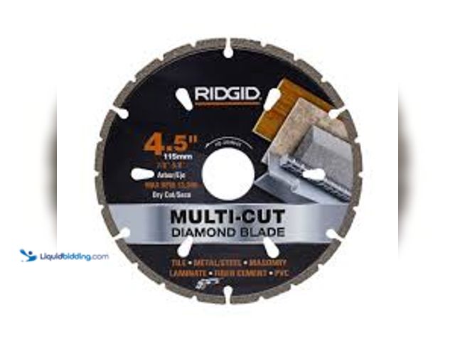 Lot 49-3539943 - RIDGID 4.5 in. Diamond Multi-Cutting Blade. Model # HD-VBMU45. Unused.