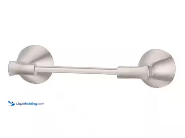 Lot 49-1568393 - Lot of (2) Pfister Willa Wall Mount Double Post Toilet Paper Holder in Spot Defense Brushed Nickel M...