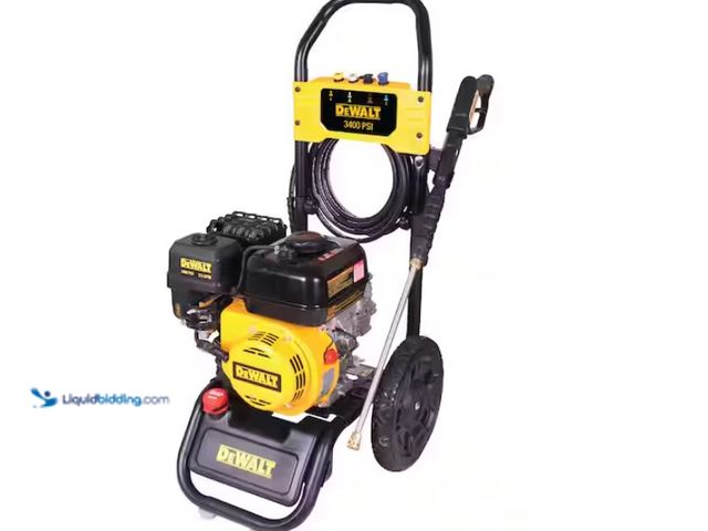 Lot 49-1628024 - DEWALT 3400 PSI 2.5 GPM Gas Pressure Washer with Maintenance-Free Pump, Heavy-Duty Commercial Cold W...