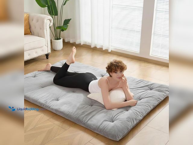 Lot 49-5483735 - Japanese Floor Futon Mattress Twin Size 38"x 80", 2.5'' Thick Foldable Roll Up Floor Bed Sleeping Pa...