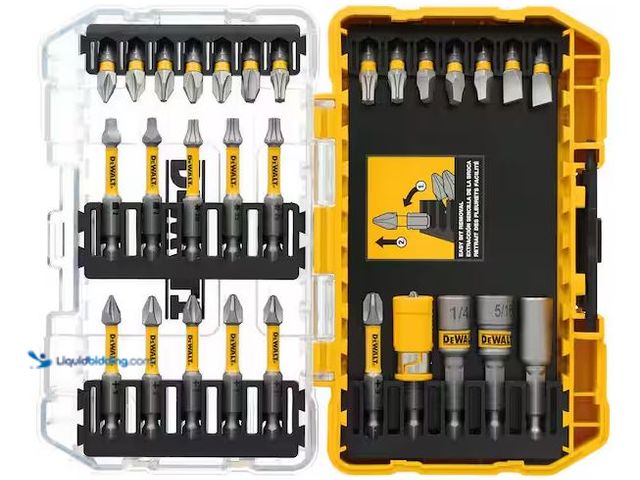 Lot 49-5486891 - DEWALT
MAXFIT ULTRA 1/4 in. Hex Steel Screwdriving Bit Set (30-Piece) Internet # 327889616
Model #...