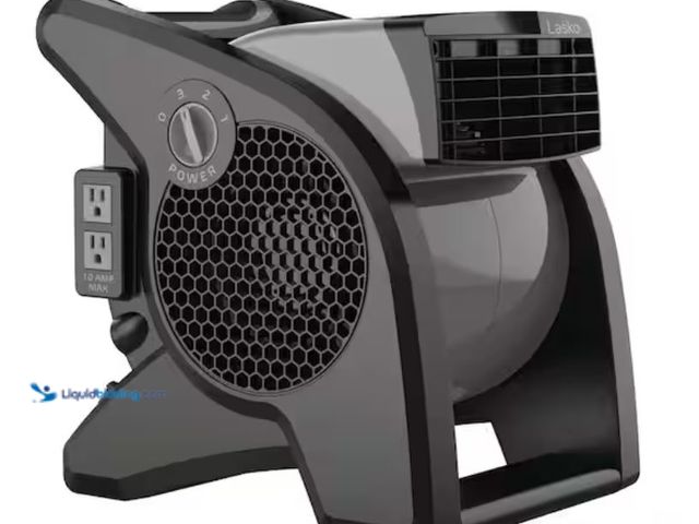 Lot 49-2005673 - Lasko Pivoting 11.2 in. 3 Speed High Velocity Blower Fan for Home, Job Site in Gray, 375 CFM, 2 120V...