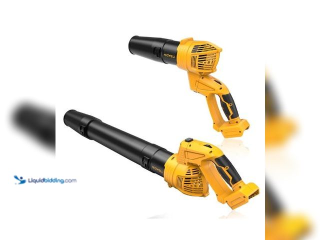 Lot 49-3432642 - Cordless Blower (Tool Only) for Dewalt 20V Max Battery, Rotatable Handle, 2.58Lbs Lightweight, 500 C...