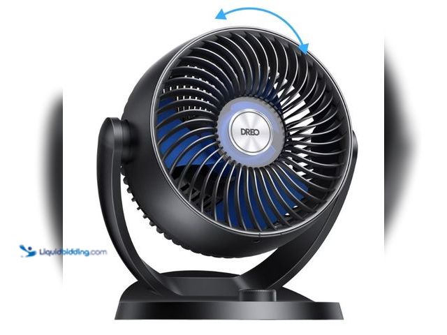 Lot 49-1625849 - Dreo 12 inch Table Fans for Home, Whole Room Air Circulator Fan, 70ft Powerful Airflow, 120° Adjusta...