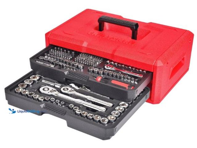 Lot 49-1569528 - CRAFTSMAN Mechanics Tool Set, 256-Piece Hand Tool and Socket Set with 72-tooth Low Profile Ratchet a...