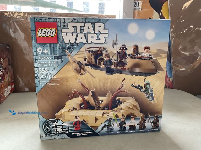 Lot 49-1830613 - COLLECTIBLE FACTORY SEALED LEGO STAR WARS DESERT SKIFF &amp; SARLACC PIT 75396 #COINS0219