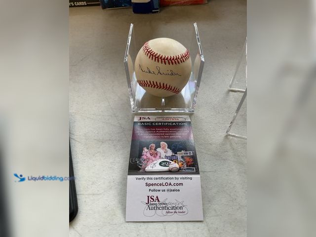 Lot 49-1830635 - COLLECTIBLE BROOKLYN DODGERS LEGEND DUKE SNIDER AUTOGRAPHED BASEBALL WITH JSA COA #COINS0219