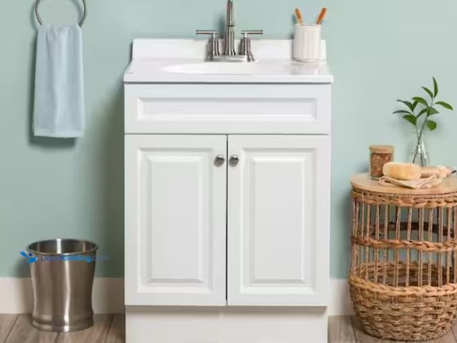 LiquidBidding - Lot 49-1551067 - Glacier Bay 24 in. Single Sink White ...