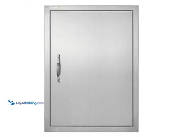 Lot 49-5483759 - VEVOR 20 in. W x 27 in. H Single Outdoor Kitchen Door BBQ Access Door Stainless Steel Flush Mount Do...