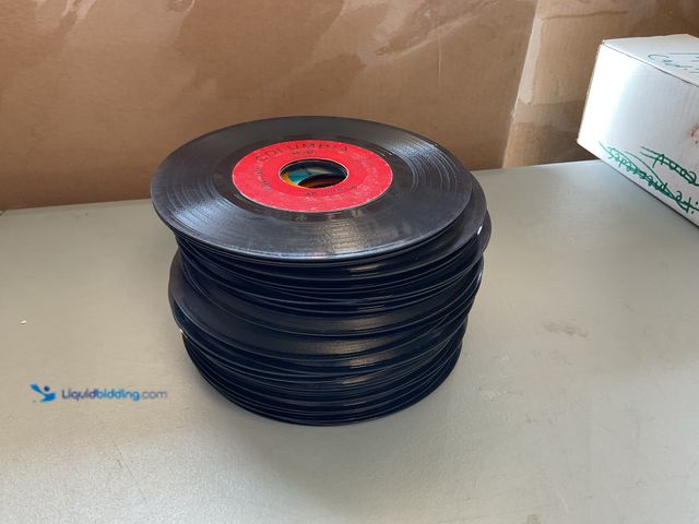 Lot 49-5341531 - LOT OF 60+ PRE-OWNED 45 RPM RECORDS VARIOUS GENRES AND ARTISTS INCLUDING GRAND FUNK, MOTOWN AND MANY...