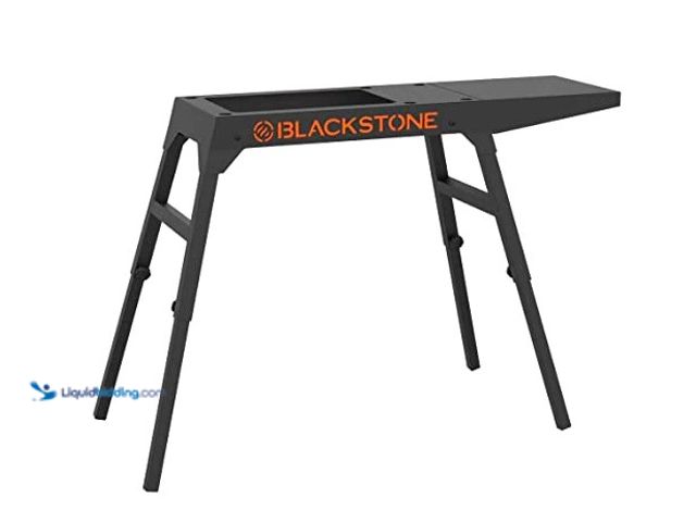Lot 49-1574751 - BLACKSTONE 5013 Collapsible 17” and 22” Tabletop Griddle Stand with Adjustable Legs and a Removable ...