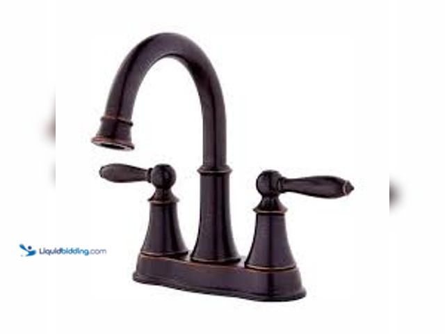 Lot 49-5448971 - Pfister Courant 4 in. Centerset 2-Handle Bathroom Faucet in Tuscan Bronze. Model # LF-048-COYY. Unus...