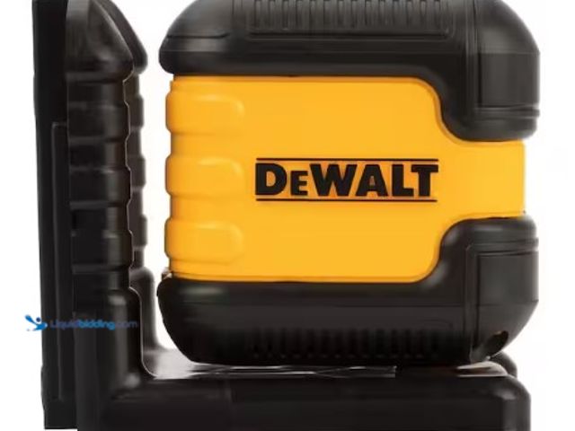 Lot 49-3612908 - DEWALT 40 ft. Red Self-Leveling Cross Line Laser Level with (2) AA Batteries & Case, Model # DW08802...