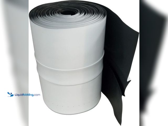 Lot 49-5447918 - Under Deck Drainage System -Z/50/12-50 feet Long Roll, for 12 inches Joist Spacing, 30 Mil Thick Bla...