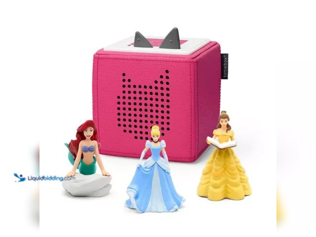 Lot 49-5411889 - Tonies Disney Belle, Cinderella and Ariel Toniebox Audio Player Bundle: Learning System Accessories ...