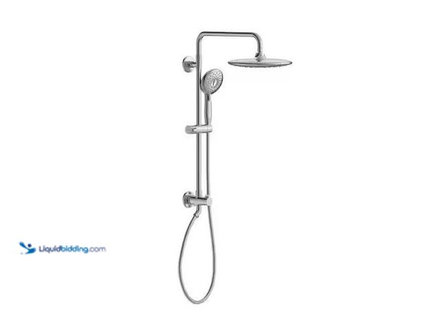 Lot 49-1576759 - American Standard Spectra Versa 4-Spray Round 24 in. Wall Bar Shower Kit with Hand Shower 1.8 GPM in...