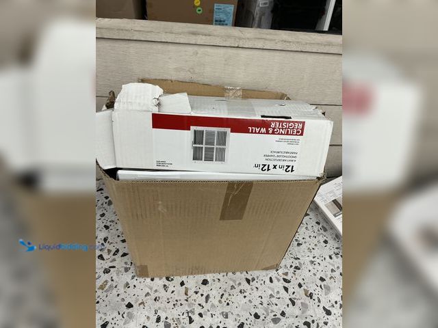 Lot 49-3566011 - QTY 6 - 12 x 12 Ceiling and Wall Register. Model #e104m . Unused