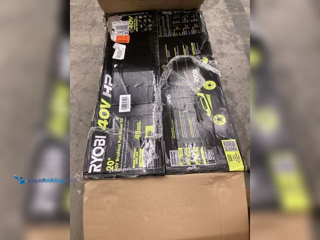 Lot 49-5414385 - 40V HP Brushless 20 in. Cordless Electric Battery Walk Behind Self-Propelled Lawn Mower with 6.0 Ah ...