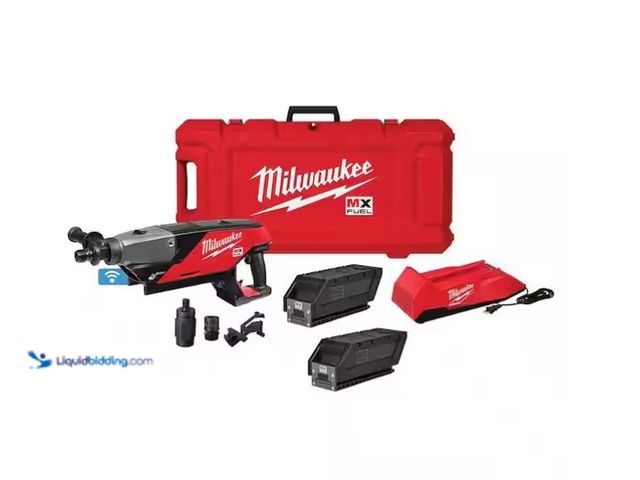 Lot 49-1599726 - Milwaukee MX FUEL Lithium-Ion Cordless Handheld Core Drill Kit with 2 Batteries and Charger, Model #...