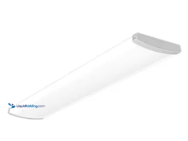 Lot 49-1515668 - Lithonia Lighting Contractor Select TRUM Adjustable Lumen Integrated LED White Wraparound Light Fixt...