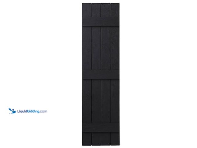 Lot 49-5538839 - Black High Performance Shutters Unused, Shutters are Bent