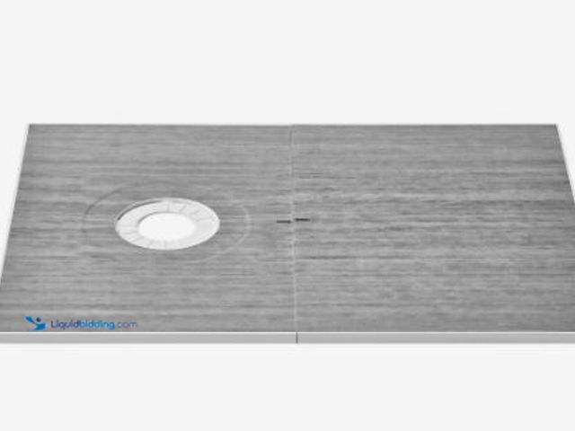 Lot 49-1517176 - VEVOR Shower Curb Kit, 60"x38" Shower Pan Kit with 6.3" Offset Drain, Lightweight EPS Shower Install...