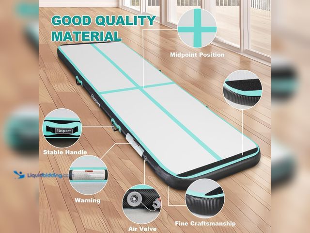 Lot 49-5414267 - FBSPORT Inflatable Air Gymnastics Mat Training Mats 4/8 inches Thickness Gymnastics Tracks for Home ...