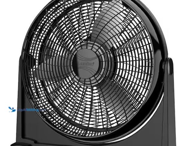 Lot 49-5478643 - Lasko
20 in. 3 Speed Air Circulator Floor Fan for Home in Black with Wall Mount Option, Full Range ...