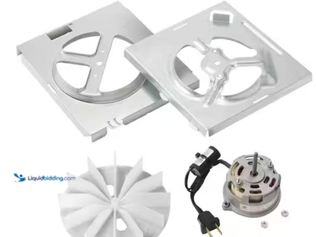 Lot 49-1631362 - Broan-NuTone Replacement Motor Wheel 70 CFM, Model # RE70BN, Unused, Has attachments, Unable to test...