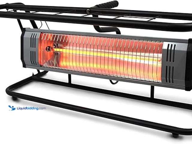 Lot 49-1518209 - Heat Storm Infrared Space, 8 ft Cord, Roll Cage + Heater Model #HS-1500-TRC,  Unused  Ref#HD0724