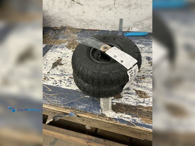 Lot 49-5541430 - 4.10/3.5-4 10" Turf Tire (2pack) Unused   Brand is Gorilla Cart,  Max inflation 30 psi