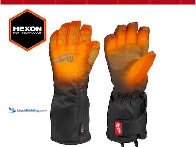 Lot 49-1576400 - Milwaukee Men's Medium Winter Heated Gloves Model # M700B-21M, Unused  Ref#BINHD0130