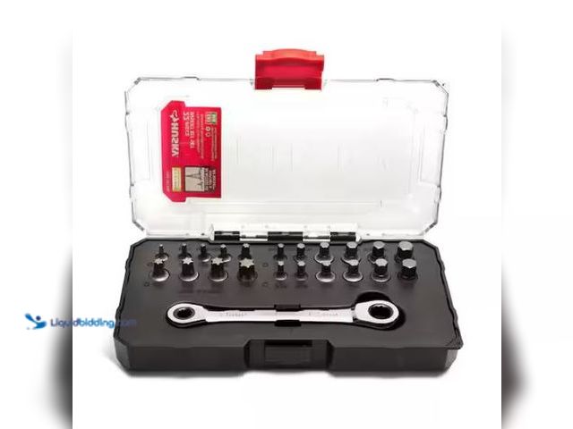 Lot 49-1577270 - 22-Piece Insert Bit Set, Model # H22PCWIBS, Slightly used.  Ref#ASRHD0130