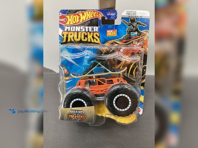 Lot 49-910638 - Other Hot Wheels Monster Truck - Board To Be Wild Die Cast Monster Truck - 2023 Edition Freestyle Wr...