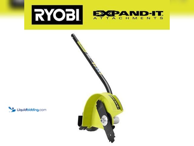 Lot 49-5548814 - RYOBI Expand-It Universal Straight Shaft Edger Attachment Model # RYEDG UNUSED