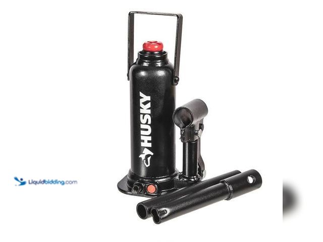 Lot 49-3616697 - Husky 4-Ton Bottle Jack - Unused , has attachments SKU # 1014288484  Ref#BIN0716
