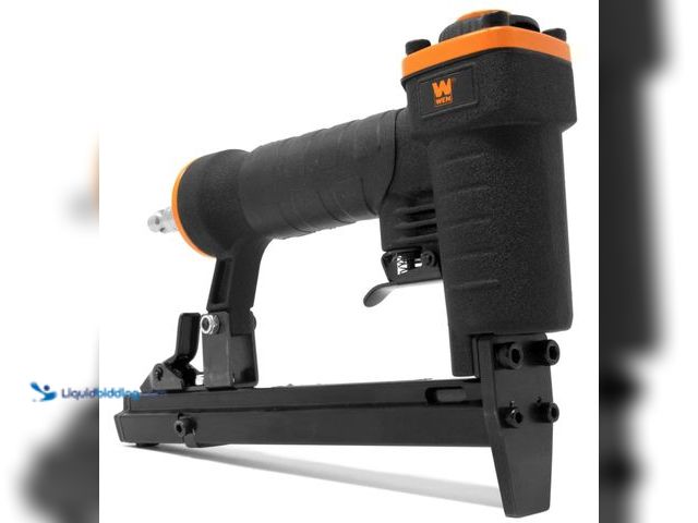Lot 49-2001161 - WEN 20-Gauge 3/8-Inch Crown Air-Powered Pneumatic T50 Stapler for Upholstery and Woodworking, Model ...