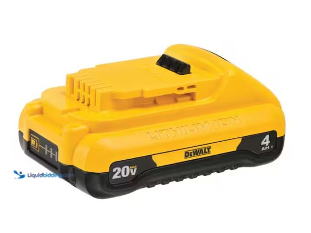 Lot 49-1567879 - DEWALT 20V MAX Lithium-Ion 4.0Ah Battery, Model # DCB240, Slightly used, Tested works, Battery only....