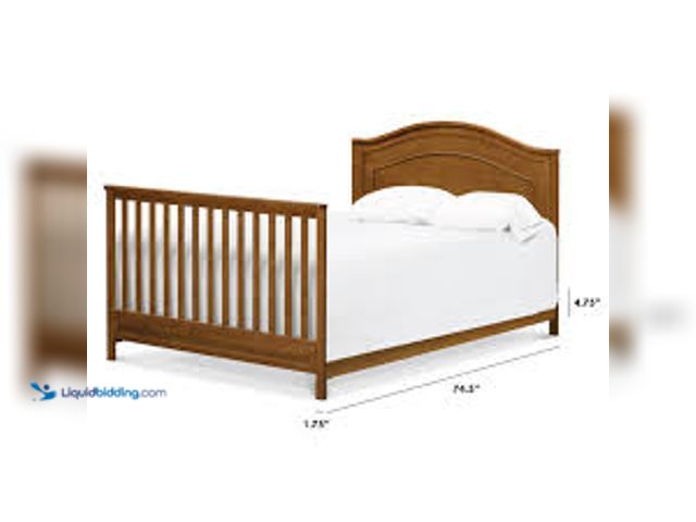 Lot 49-5543819 - daVinci Twin/Full-Size Bed Conversion Kit (M5789) - Chestnut. UPC: 048517809273. Unused