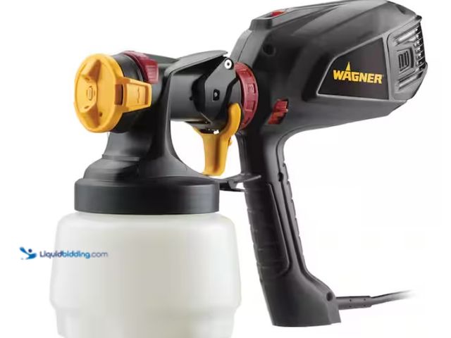 Lot 49-1547892 - Wagner Flexio 2500 Electric Handheld HVLP Paint Sprayer, Model # 2409509, Slightly used.  Ref#HDPA-1...