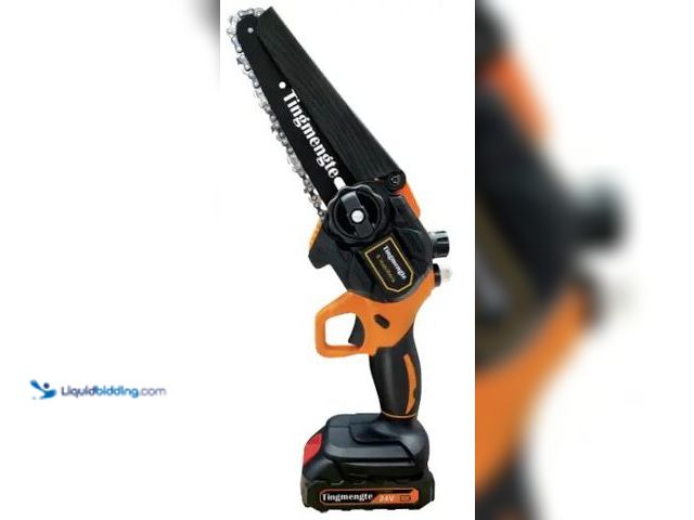 Lot 49-5437349 - Tingmengte  Mini Chainsaw [Model: YZX6] Used. Tested Works