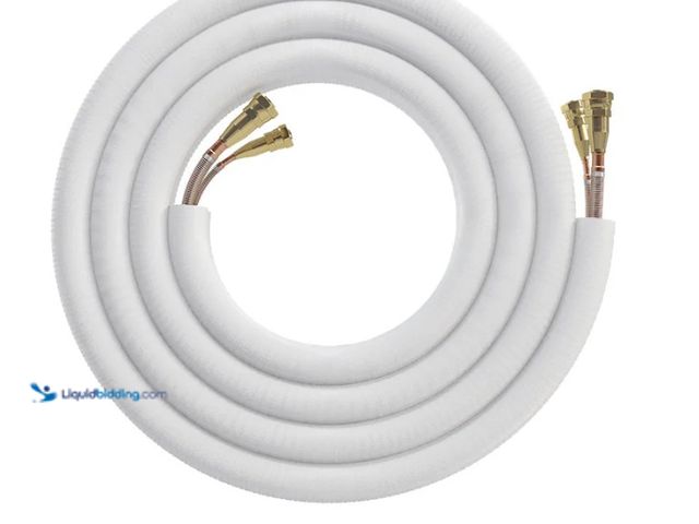 Lot 49-5543406 - MRCOOL 5th Gen 1/4 x 3/8 Precharged Quick Connect Linesets for DIY Indoor. SKU: DIY16-1438-O. New