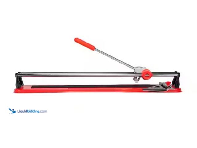 Lot 49-1577302 - Rubi Practic 61 Plus-24 in. Tile Cutter with Tungsten Carbide Blade and Roller Guide, Model # 21979,...