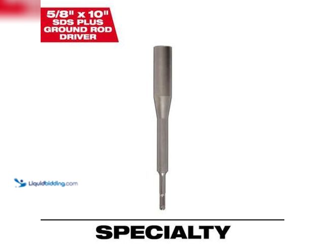 Lot 49-3564840 - Milwaukee 5/8 in. x 10 in. SDS-PLUS Ground Rod Driver. Model # 48-62-6031. Used