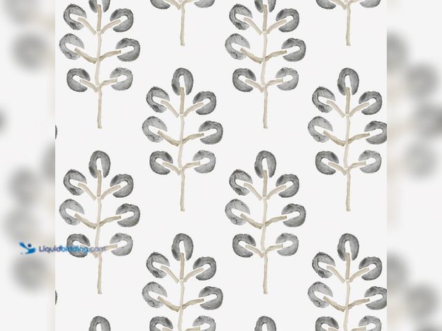 Lot 49-3614923 - (3-Pack) Chesapeake Plum Tree Black Botanical Matte Pre-Pasted Strippable Wallpaper Rolls; Each roll...
