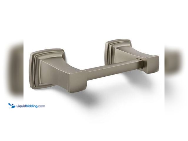 Lot 49-3616771 - KOHLER Riff Wall Mounted Pivoting Toilet Paper Holder - Unused , has attachments Model # 27413-BN  R...