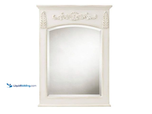 Lot 49-5416237 - Home Decorators Collection Chelsea 22 in. W x 32 in. H Rectangular Tri Fold Wood Framed Wall Bathroo...